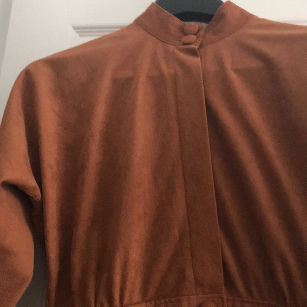 Vintage 80’s Suede Midi Dress